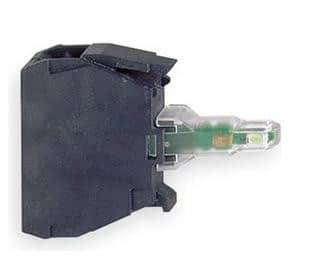 תושבת + נורית לד אדום 240 וולט - LAY4-EV6 240V A.C. 18mA