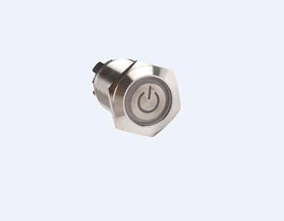 לחצן מתכתי לקוטר חור 19 מ"מ - HBS1GQ-11ET-L